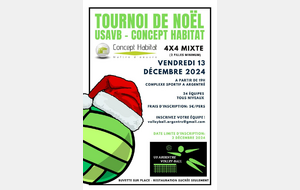 Tournoi de Noël - USAVB - CONCEPT-HABITAT 